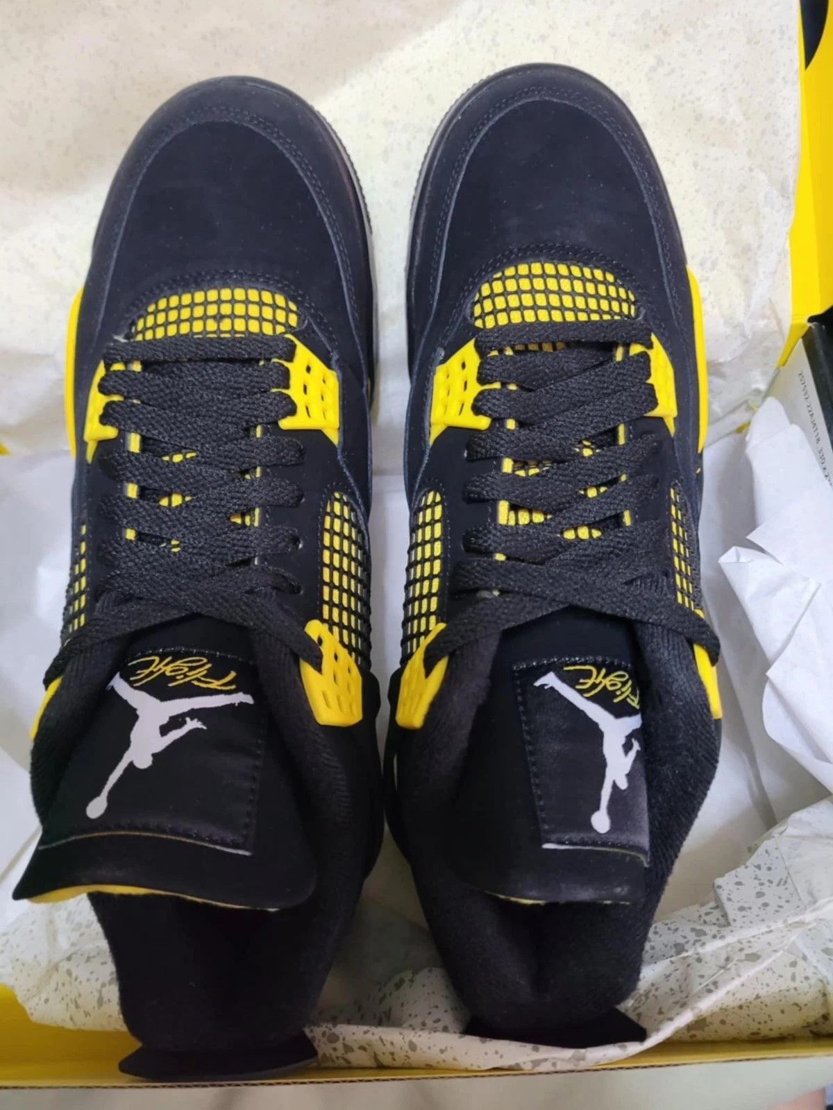 Jordan 4 Retro Black Tour Yellow DH6927-017