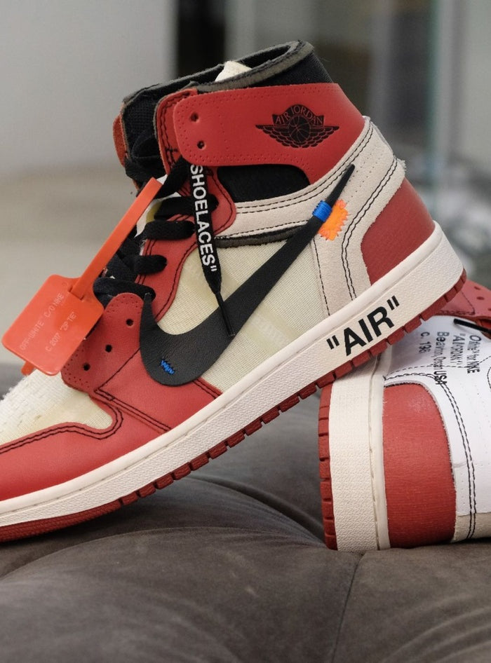 Jordan 1 Retro High Off-White x Nike AA3834-101 – Red/White