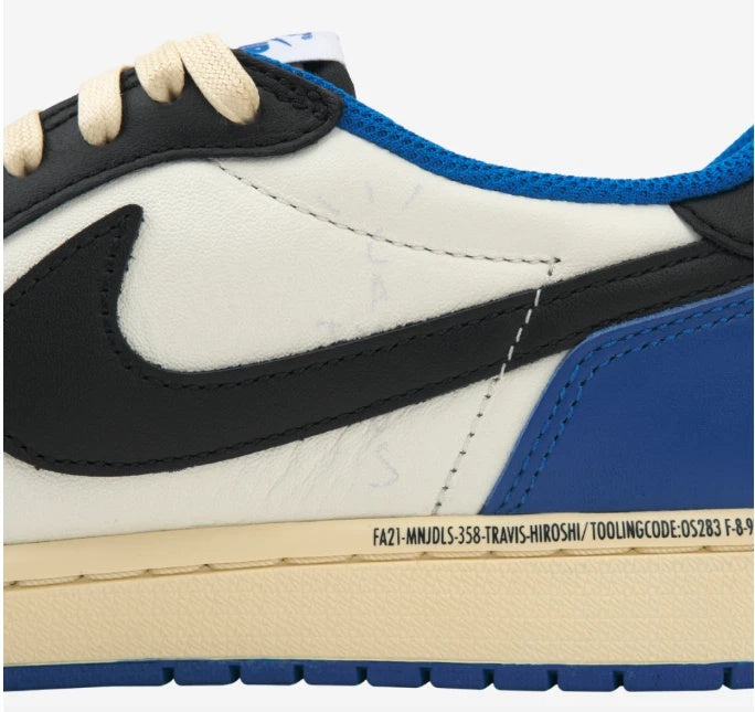 Jordan 1 Low 'Sail Black Royal' – DM7866-140