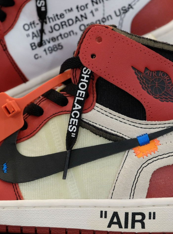 Jordan 1 Retro High Off-White x Nike AA3834-101 – Red/White